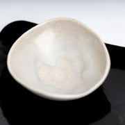     Handmade porcelain mini bowl with pearlescent glazed interio