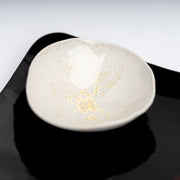     Handmade porcelain mini bowl with pearlescent glazed interio
