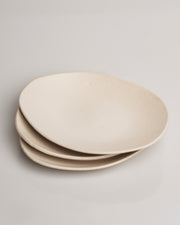 White Tapas Plate (rounded)