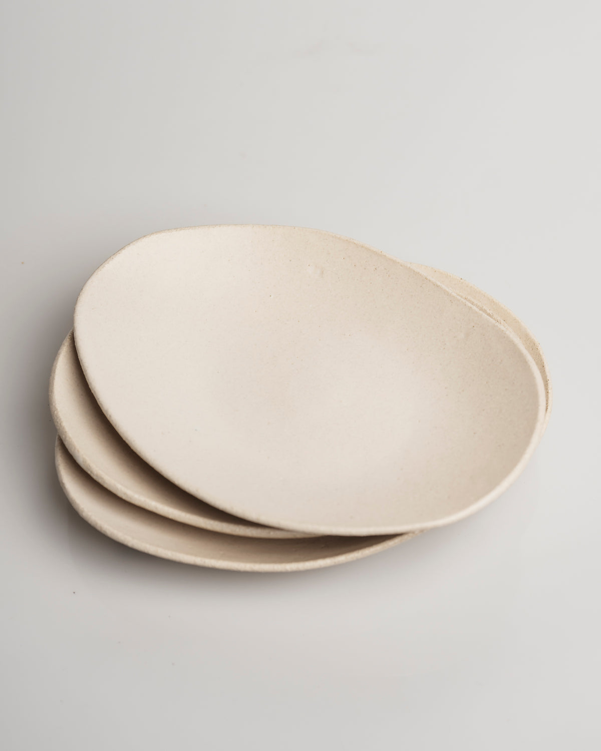 White Tapas Plate (rounded)