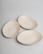 White Tapas Plate (rounded)