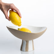 Striped fruit bowl Toffe