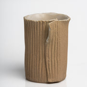 Handmade Short Corrugated Vase