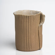Handmade Short Corrugated Vase