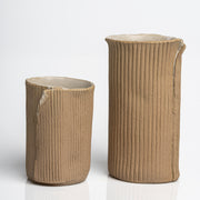 Handmade Corrugated Tall Vase