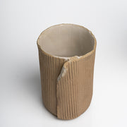Handmade Short Corrugated Vase