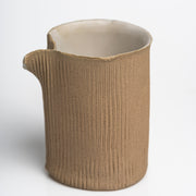 Handmade Short Corrugated Vase