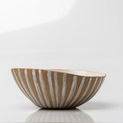 Striped large Salad Bowl