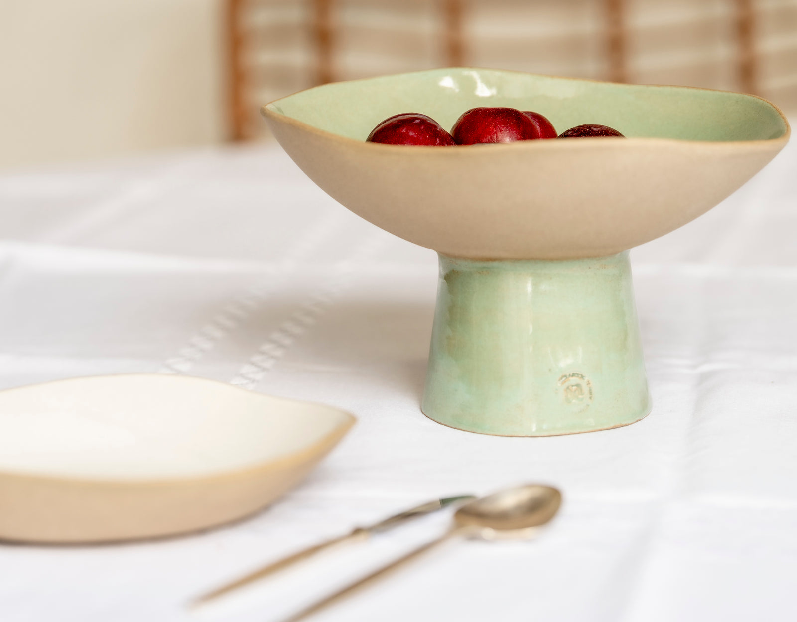 Handmade ceramics at Casa Retortillo