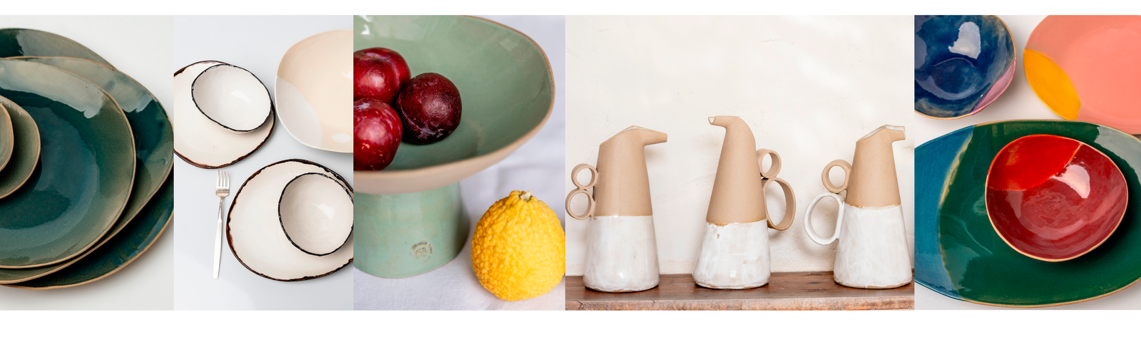Handmade ceramics at Casa Retortillo