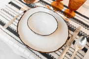 Vajilla de cerámica de platos de papel (juego de cuenco, plato de postre y plato principal)
